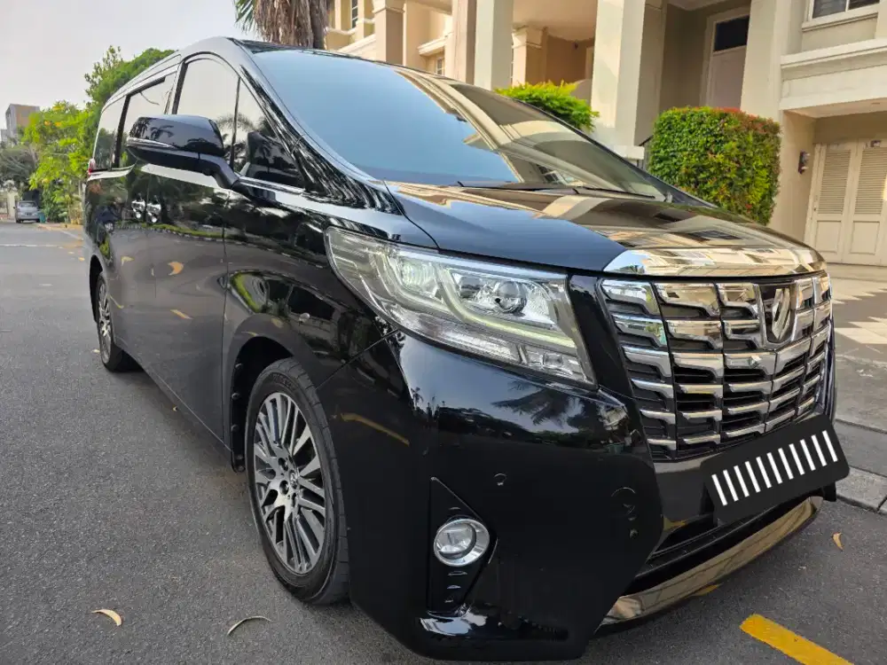 Alphard G 2.5 atpm 2018 nik reg17 last edition km.53rb