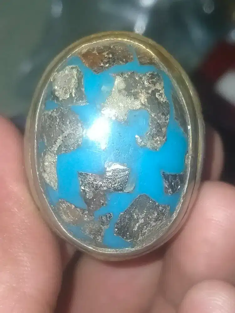 Di jual big sizes natural turquoise/pirus badar persia