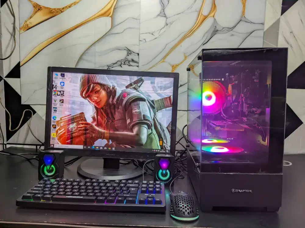 PC EDITING GAMING OFFICE ADMIN FULLSET SIAP PAKAI BERGARANSI