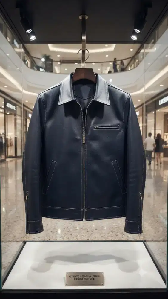 Jaket kulit asli