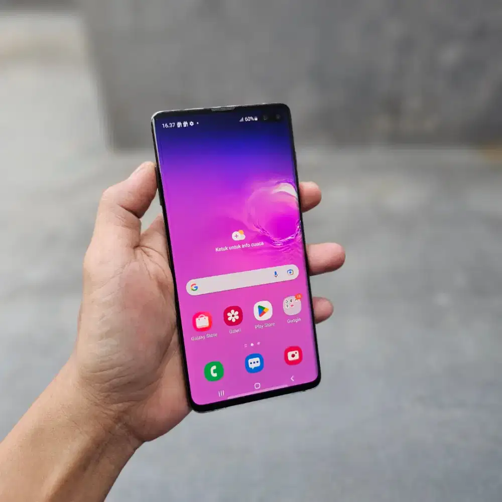 SAMSUNG GALAXY S10 PLUS SEIN 8/128 GB MINUS SHADOW TIPIS FUNGSI NORMAL