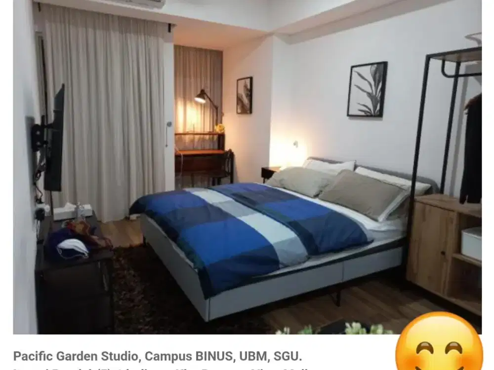 Disewa Apartemen Pacific Garden Dekat Binus Alam Sutera
