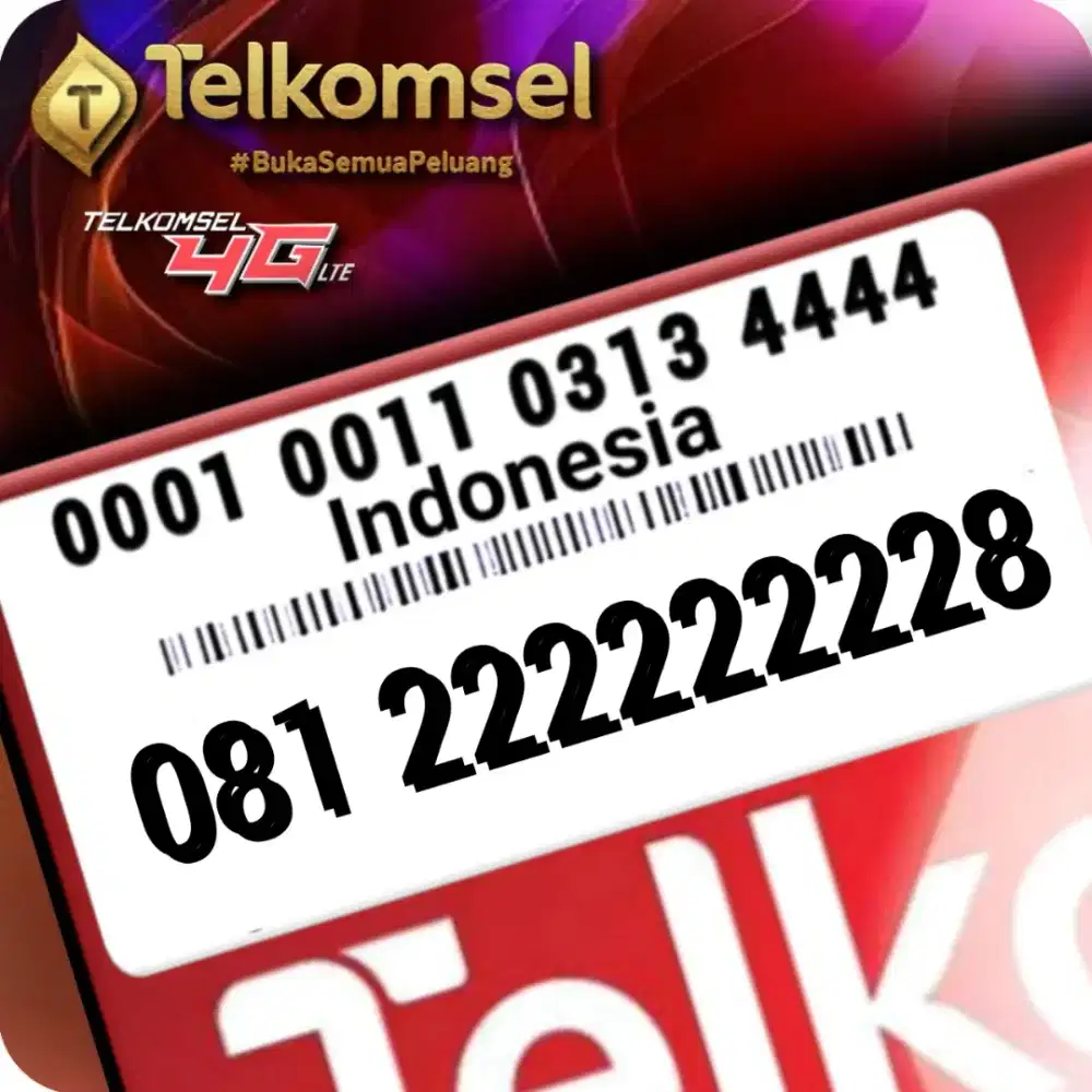 Perdana Telkomsel super rapi nomor cantik