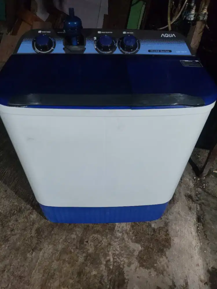 Mesin Cuci Aqua kapasitas 7,8kg Normal mesin Ori