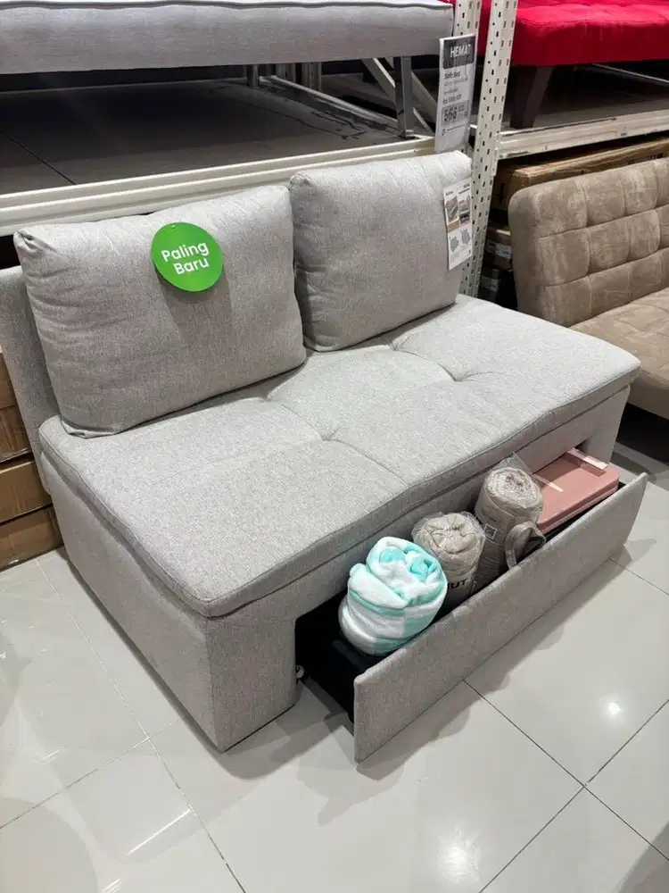 Jual baru sofa 2 seater+penyimpanan