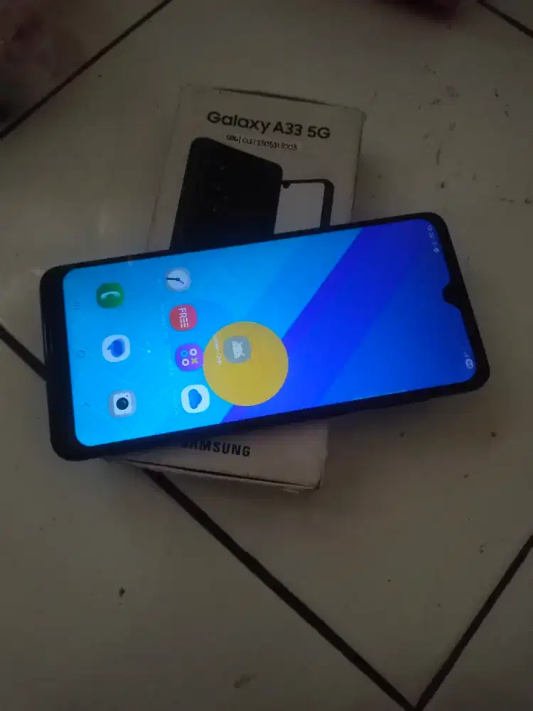 Samsung A33 5G  NFC  8/128  minus Fingerprint off udh ganti LCD