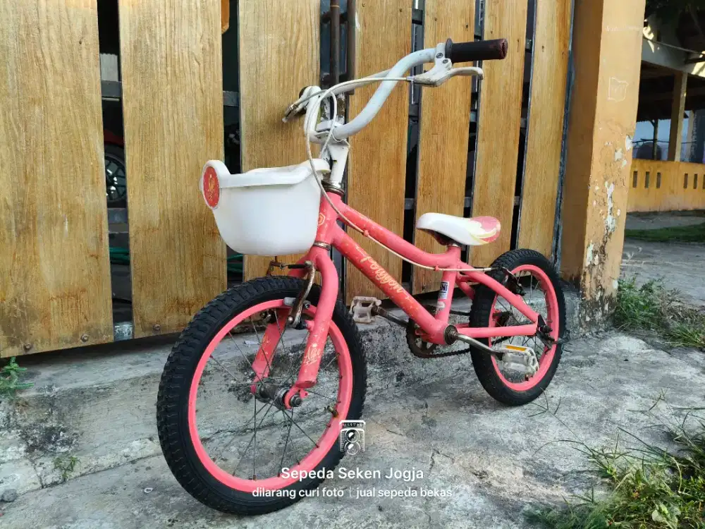 Sepeda anak Polygon Alice UK 16 Pink normal