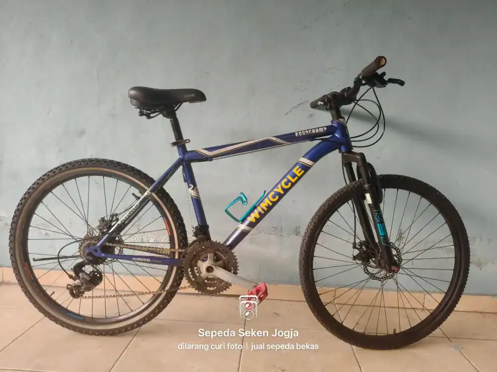 Sepeda Gunung MTB Wim Cycle Roadchamp Biru UK 26 Normal