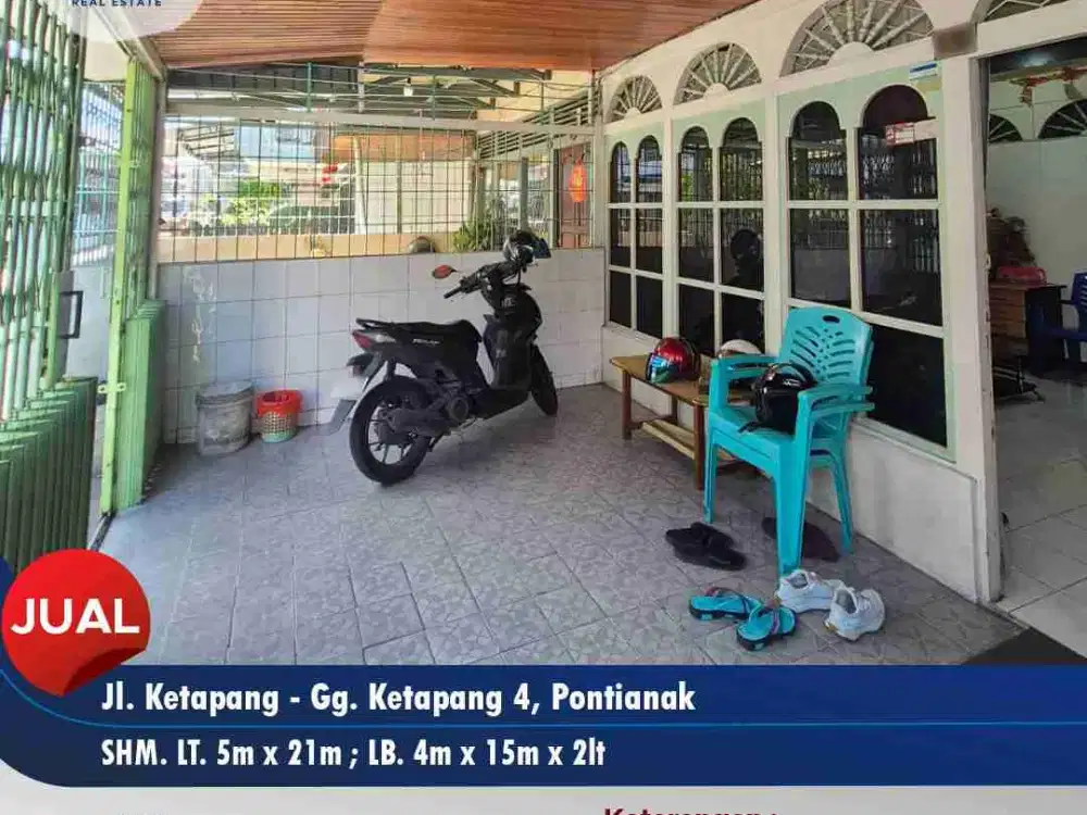 Rumah 2 lantai pusat kota