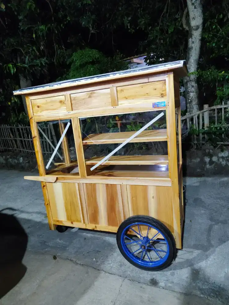 Gerobak Angkringan Bakso Mie Ayam PeceL Bubur Sate Martabak Ronde dlL