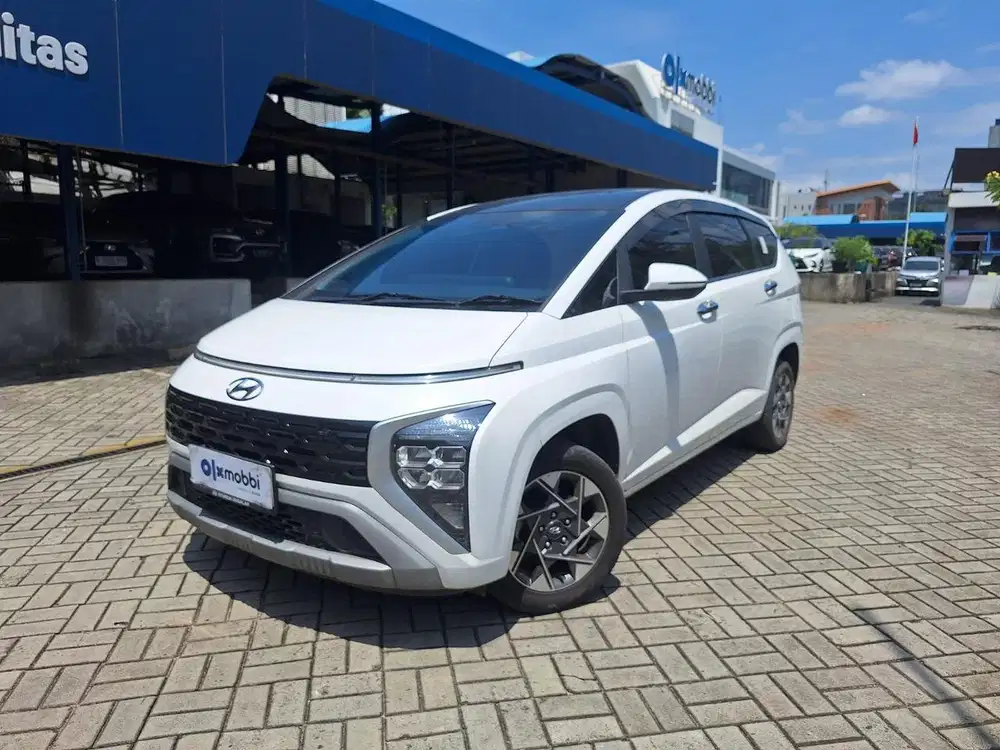 TDP 1 JUTA Hyundai Stargazer 1.5 Prime Bensin-AT 2022 Putih CUCUD