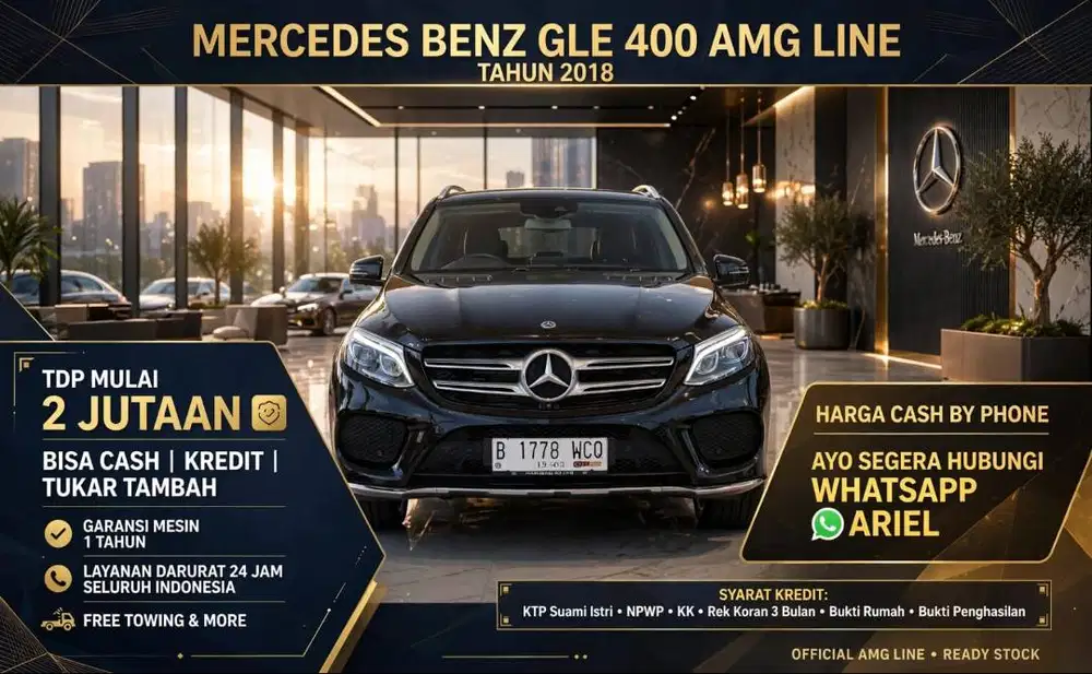 Mercedes Benz GLE 400 AMG Line 2018