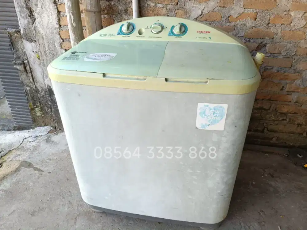 Mesin cuci 2 tabung Sanken bs tt mesin cucimu rusak