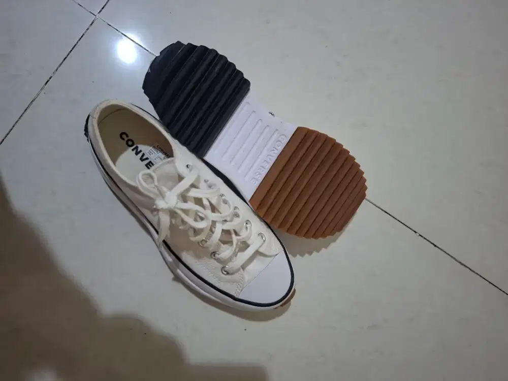 Sepatu converse run star hike low baru tanpa dus
