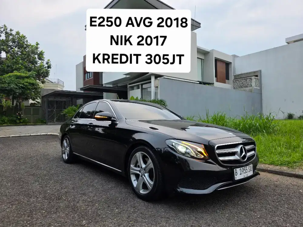 Odo 45rb asli Mercedes Benz E250 AVG 2018 nik 2017
