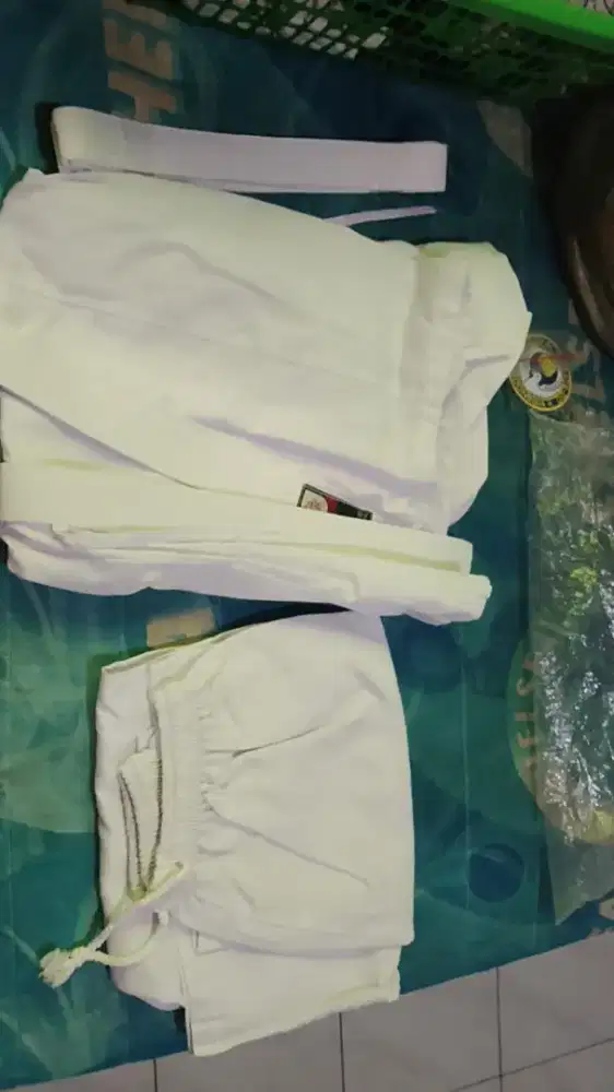Fashion Pria Karate Fullset Baru Ukuran L