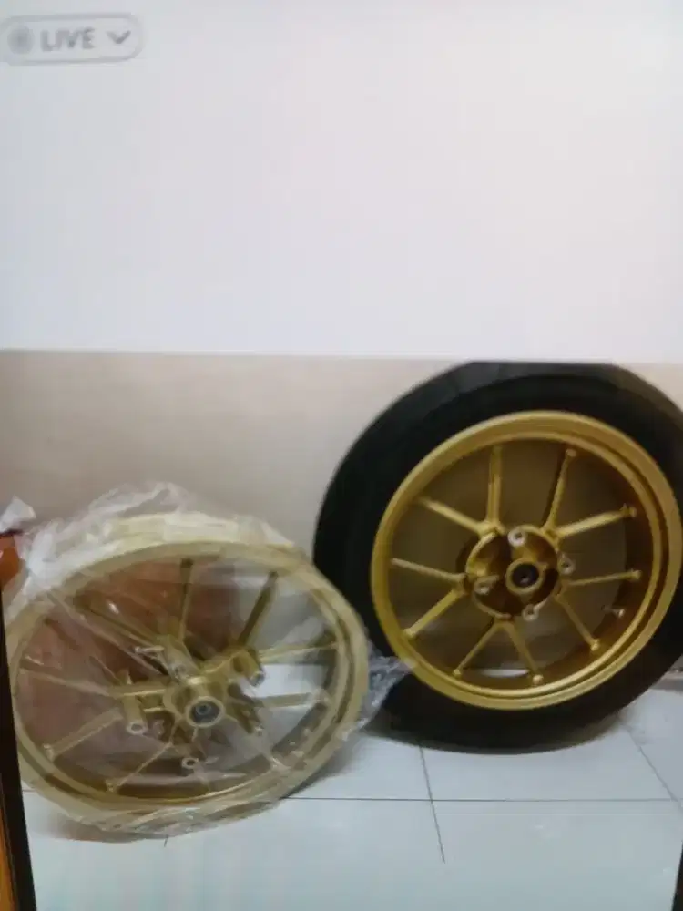 Jual velg 4,5 dan ban IRC 150/70