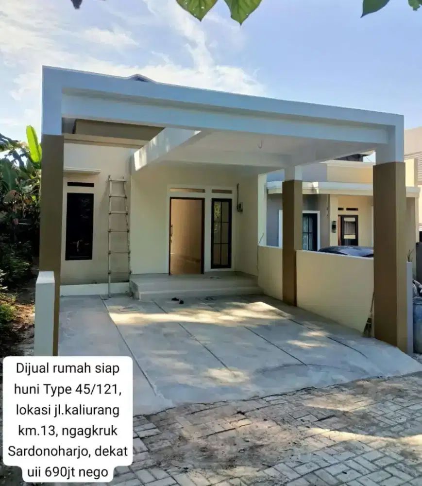 Dijual rumah pas belakang kampus UII terpadu jl Kaliurang km 13 Ngagli