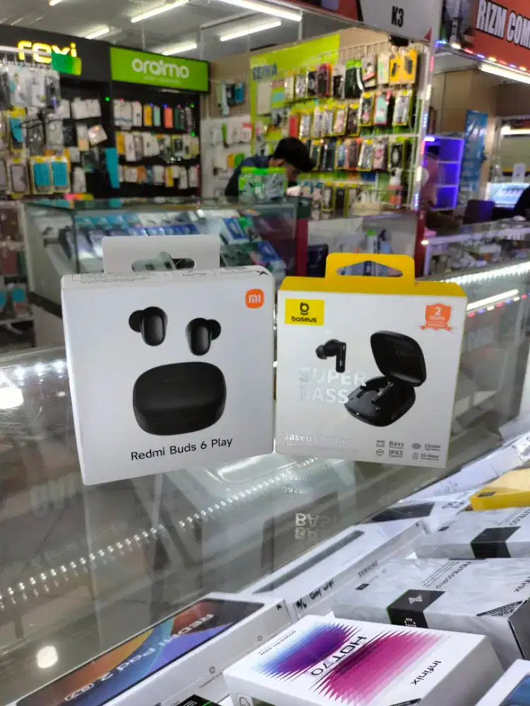 Redmi Buds 6 Play dan TWS Baseus Bowie