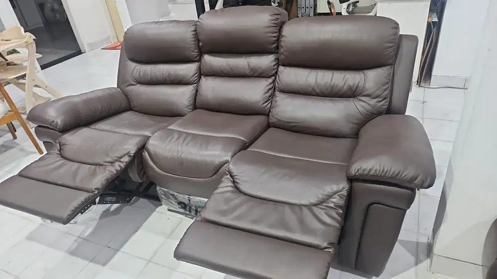 Sofa santai coklat