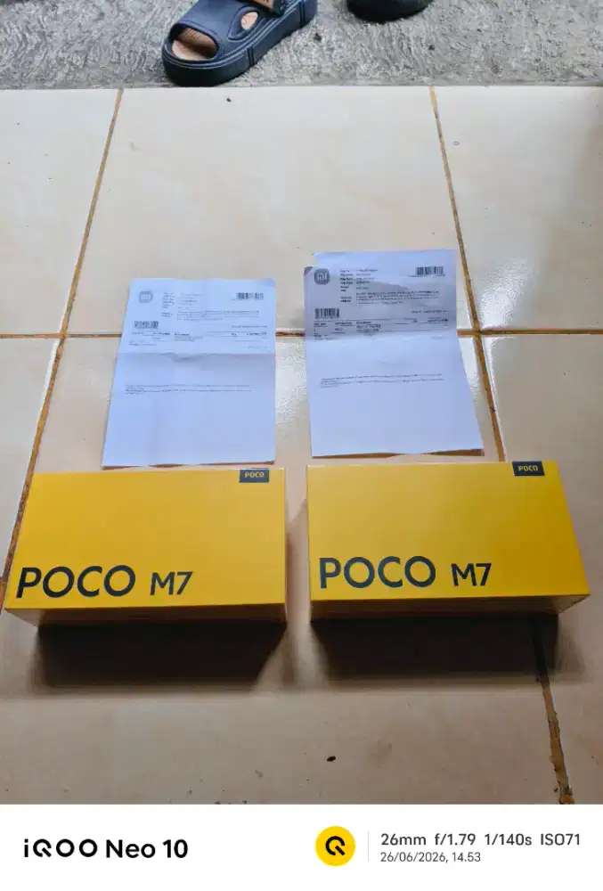 NEW 100% BNIB | Poco M7 8/256GB Silver & Blue | Garansi Resmi 15 Bulan