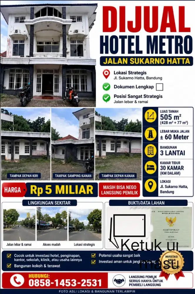 Hotel di jual cepat sukarno hatta