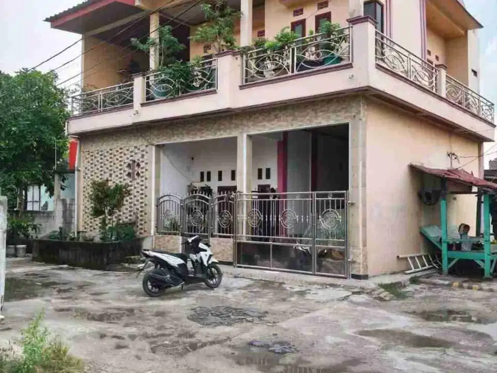 rumah mewah 2 lantai hook harga miring