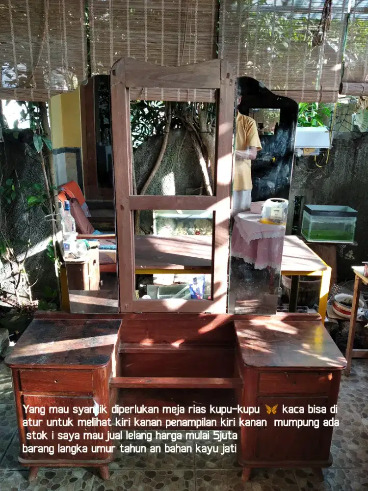 Meja rias kupu-kupu