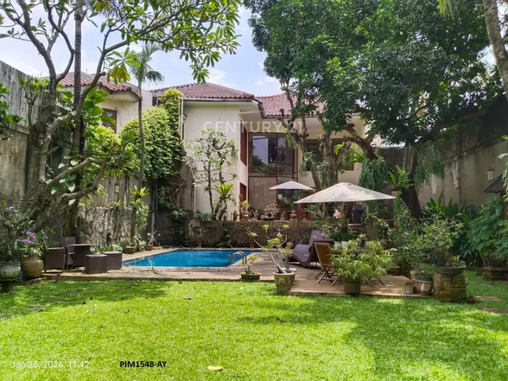Dijual Rumah Bagus Nyaman Dan Asri Private Pool Lokasi Dan Akses Strategis Di Pejaten Jakarta Selatan