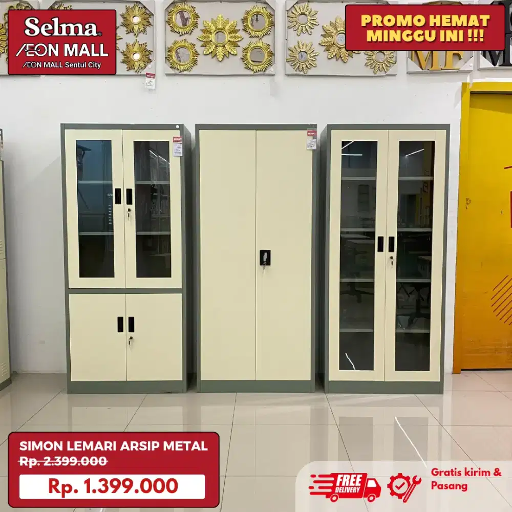 LEMARI BESI/METAL MURAH