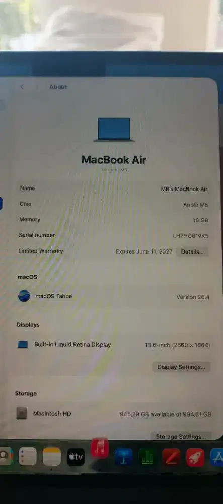 Jual MacBook Air M5