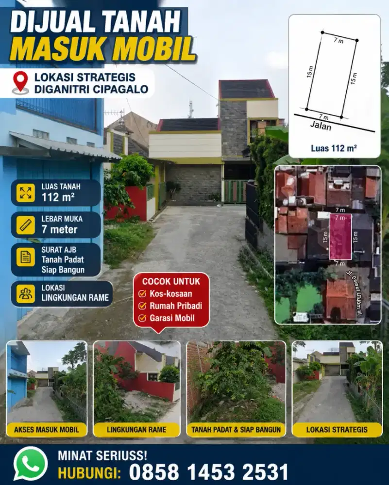 Tanah di jual cepat