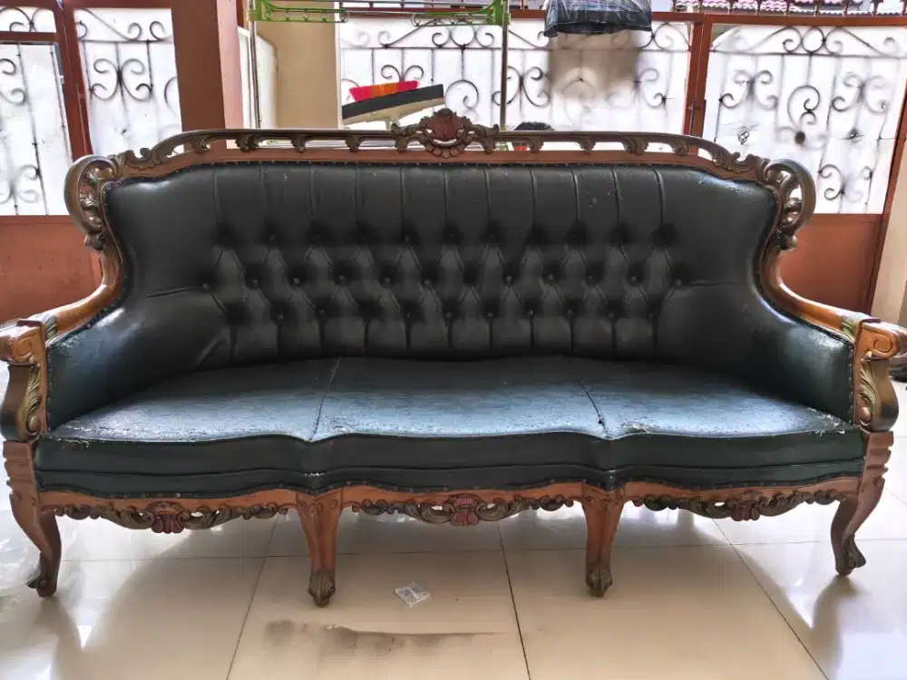 Furniture Kursi & Meja Kayu Jat