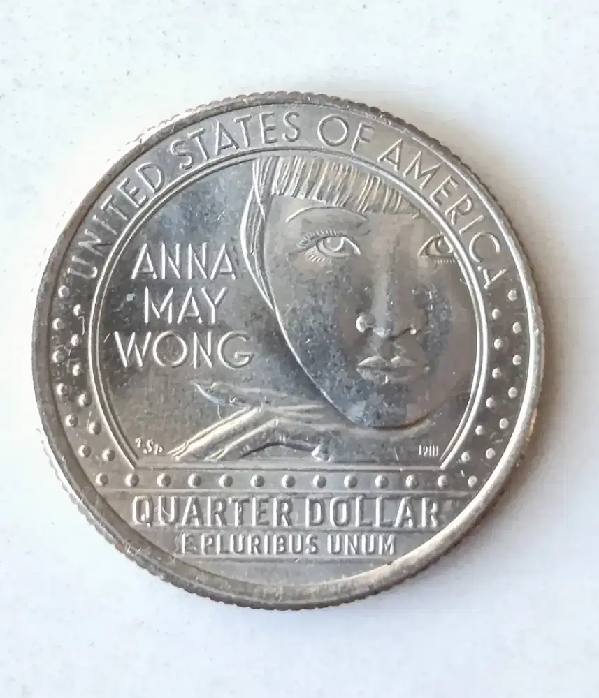 KOLEKTOR rare 1/4 USD seri Anna May Wong 2022