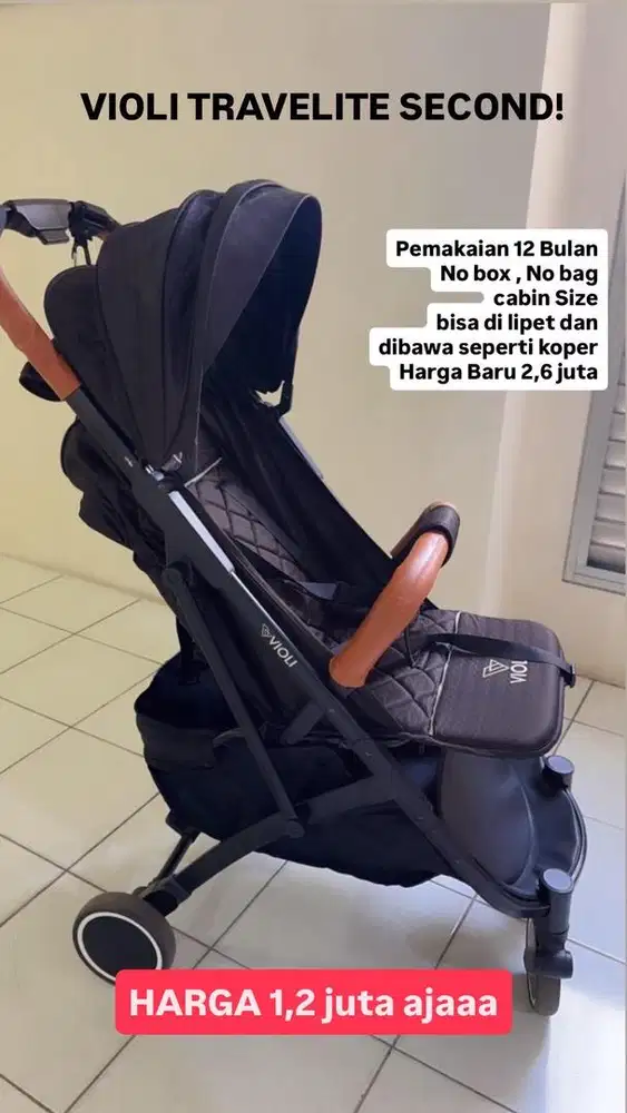 STROLLER VIOLI TRAVELITE PRELOVED