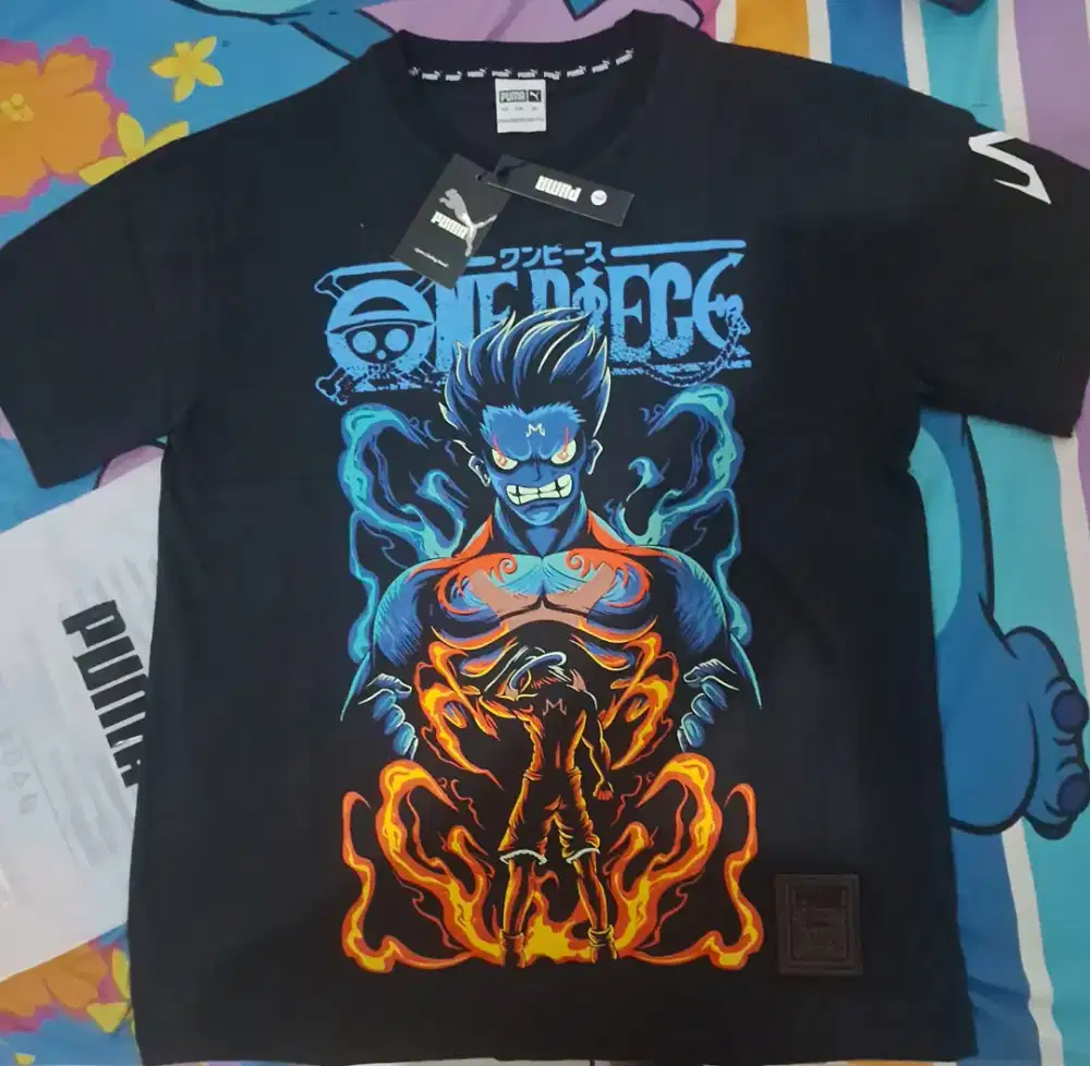 Kaos puma one piece luffy and ace