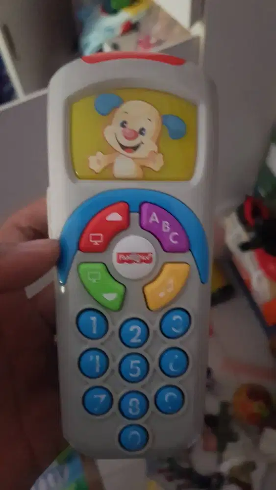Fisher-Price Laugh & Learn Puppy's Remote mainan anak bayi remot