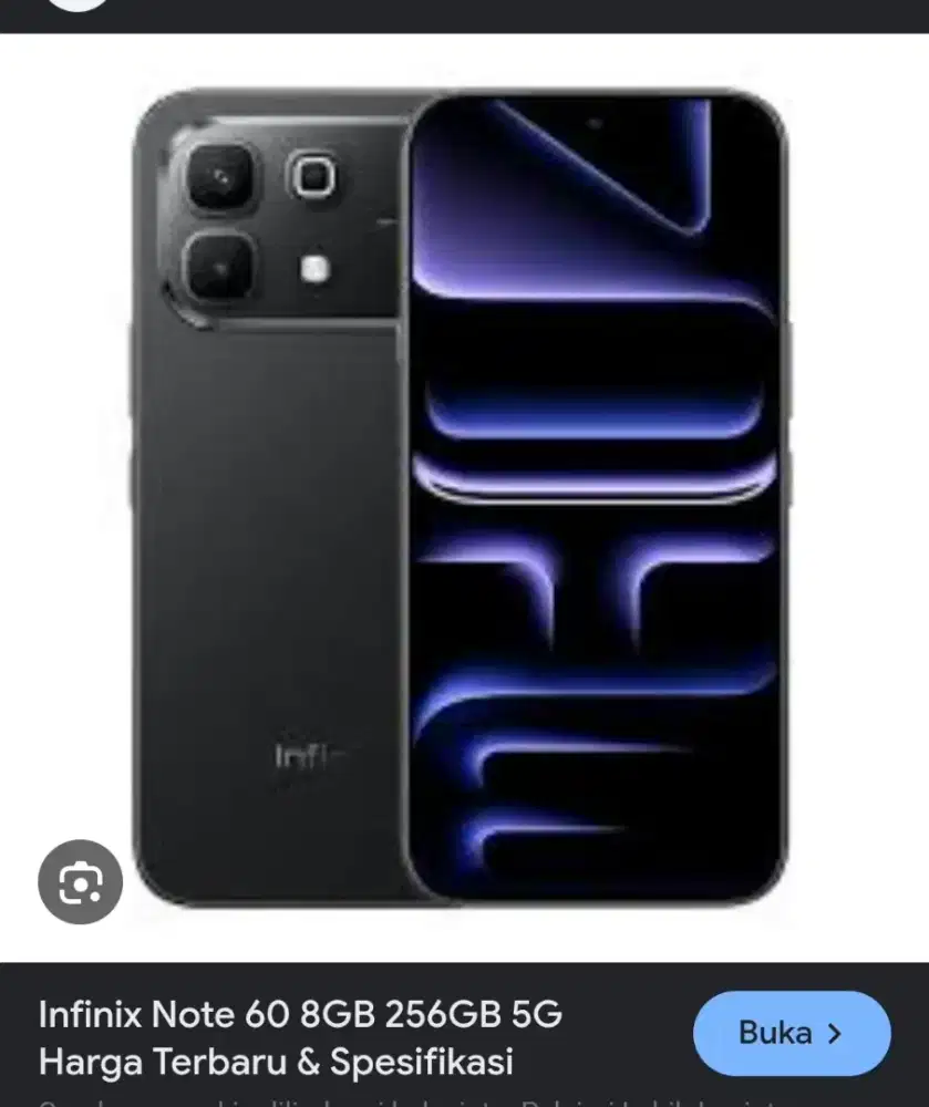 Infinix note 60 8/256GB BARU SEGEL
