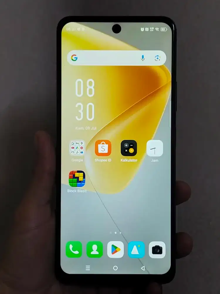 Infinix Hot 50, Ram 6+4/256, NFC (Hp Fungsi Normal, Minus Finger OF)