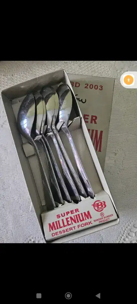 sendok makan stanles 1/2 lusin