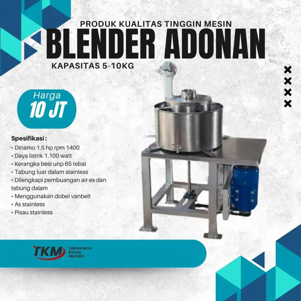Mesin blender adonan bakso sekala rumahan