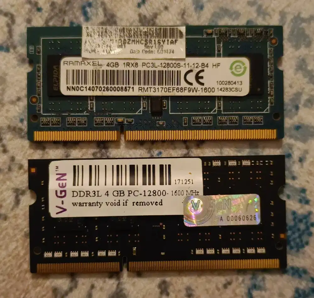 RAM Laptop DDR3L 8GB (2x4GB) PC3L-12800 1600MHz SO-DIMM