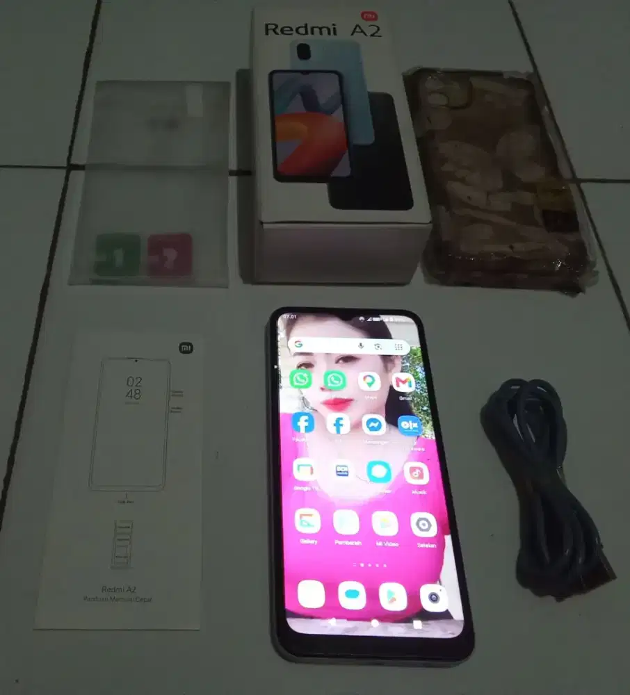 Redmi A2 (2023)
Ram 5gb (3gb+2gb)
Rom 32gb
Blue Ocean Edition FULSET