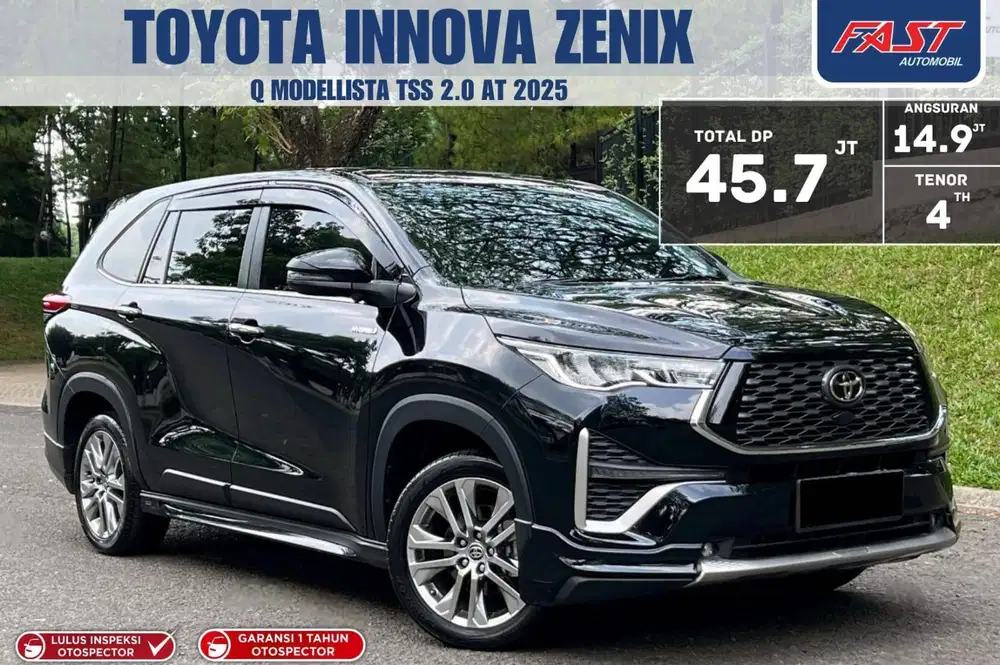 LOW KM.13RB GARANSI 1TH PAJAK PANJANG TOYOTA INNOVA ZENIX Q HYBRID2025