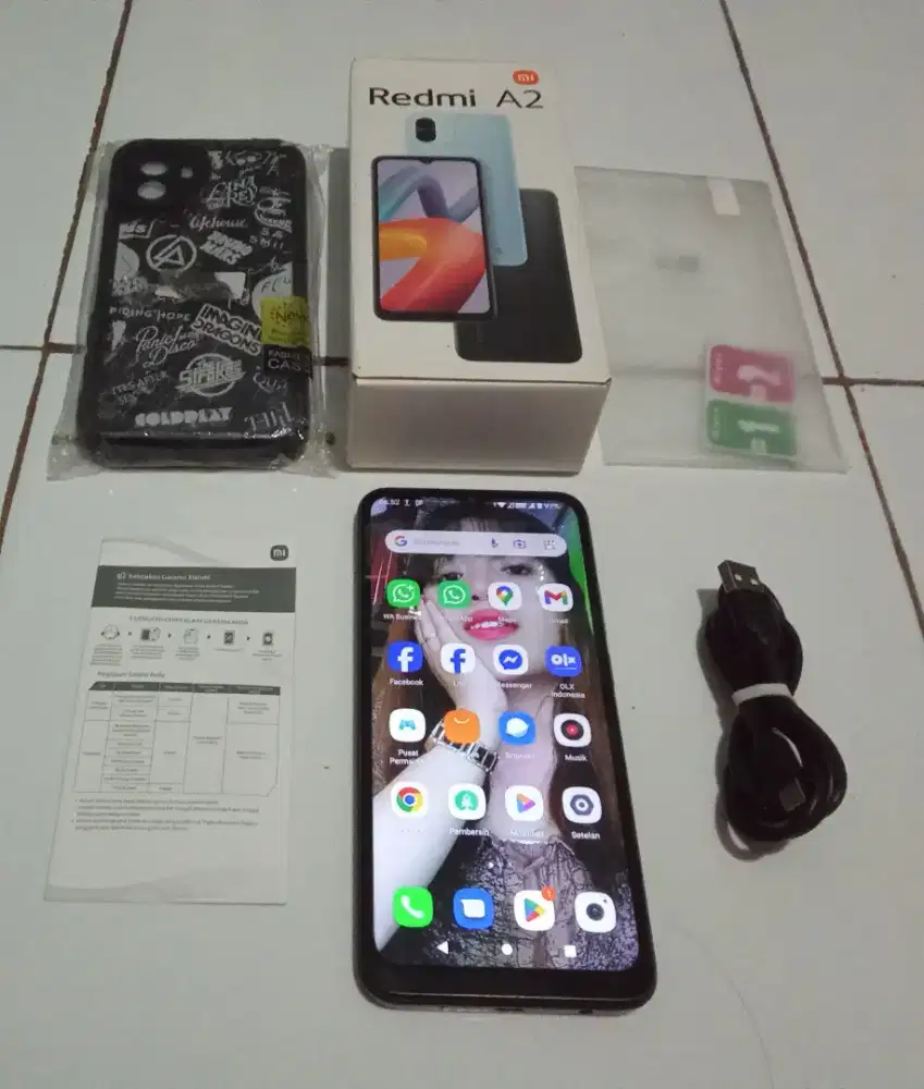 Redmi A2 (2023)
Ram 6gb (3gb+3gb)
Rom 64gb
Black Edition FULSET