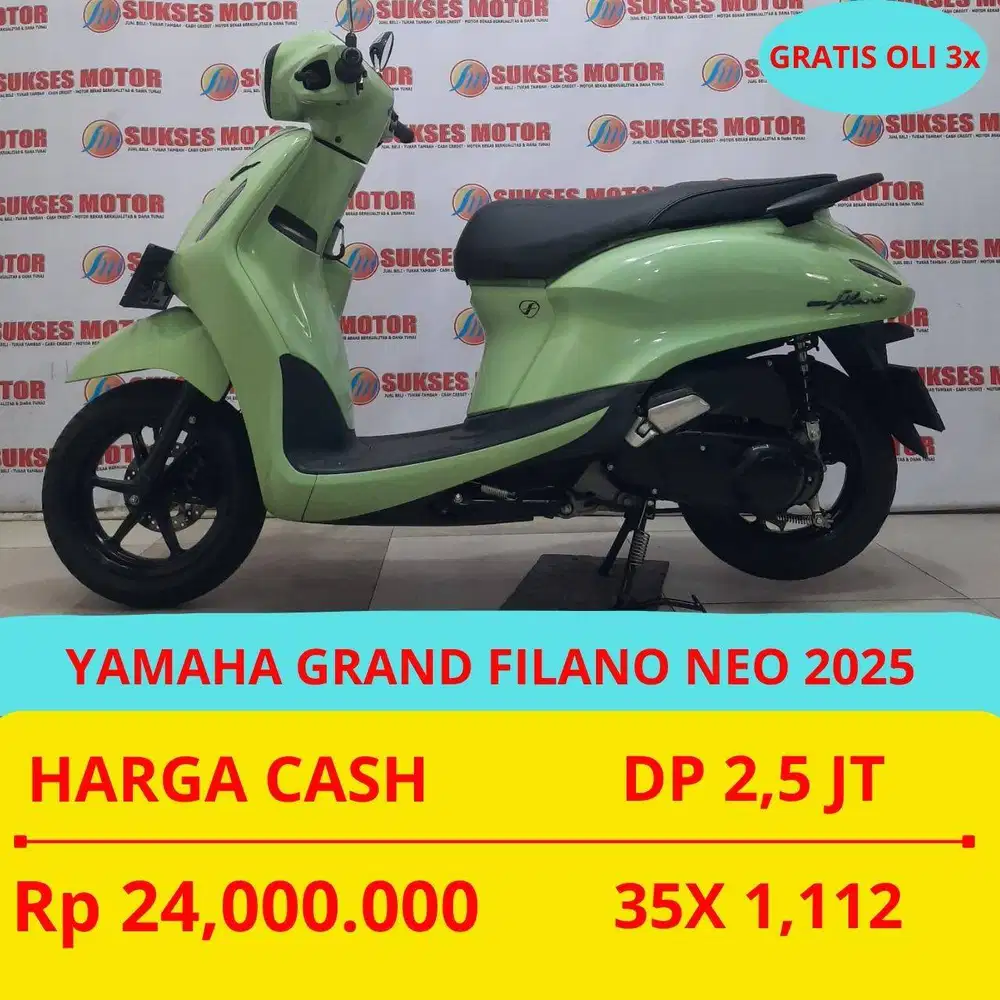 YAMAHA GRAND FILANO NEO 2025 DP MURAH 2,5 JUTA GUYS