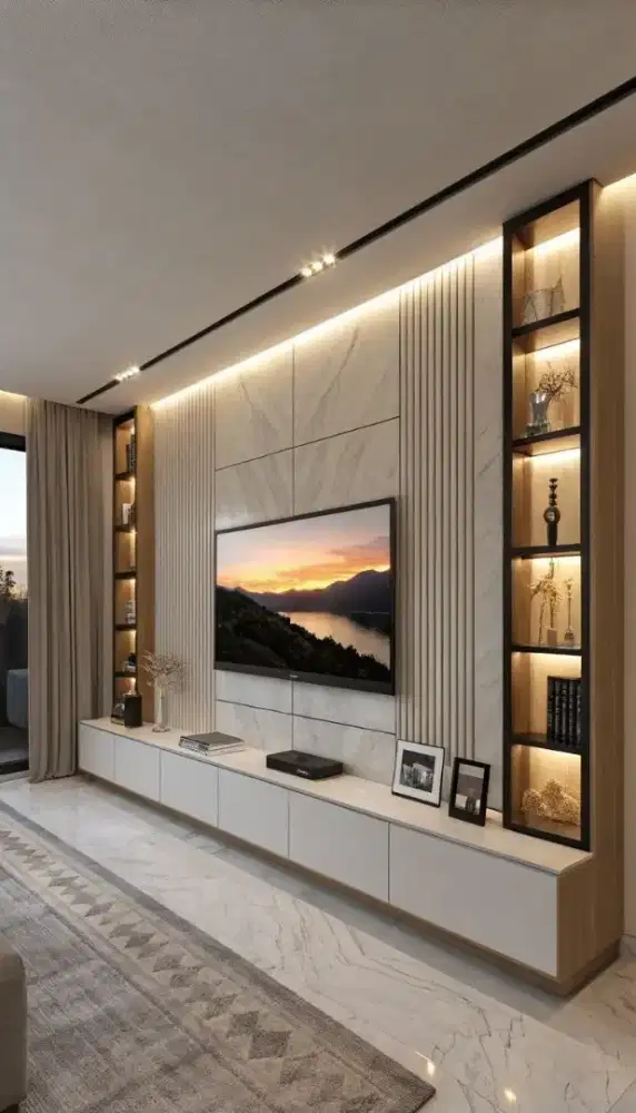 Backdrop tv termurah