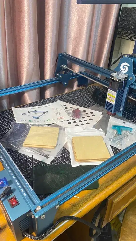 Paket Grafir Laser Kustom Serbaguna, Sculpfun S9 + camera