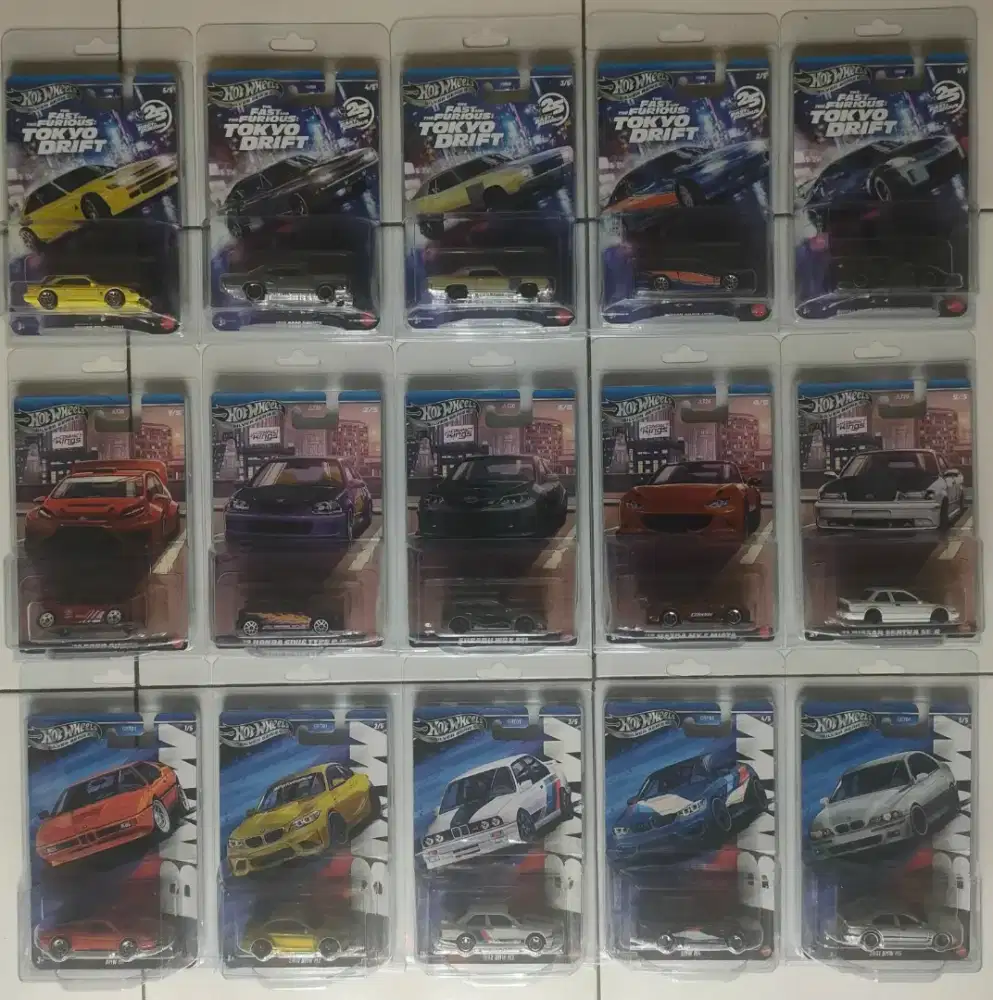 Hotwheels CK BM FF Set