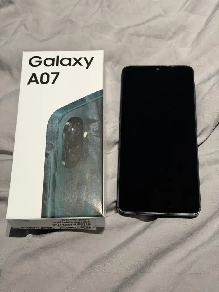 Samsung A07 6/128GB bekas pemakaian 3bulan